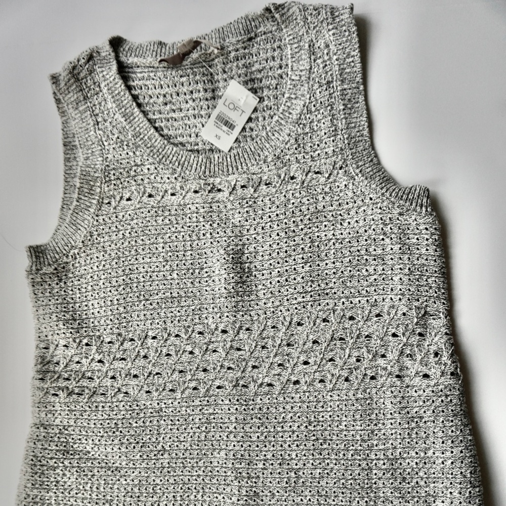 Loft Knitted Sleeveless Vest - New With Tags - Size XS